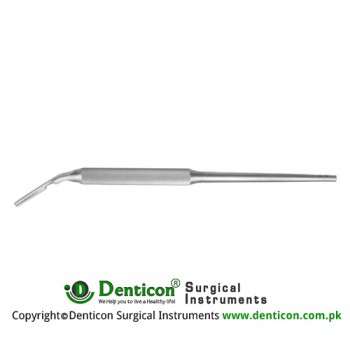 Scalpel Handle No. 3 Solid, Round, Angled Stainless Steel, 14 cm - 5 1/2"